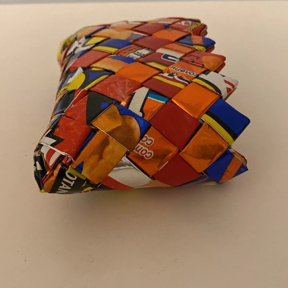 Small Candy/Chip Wrapper Zipper Pouch - Picture 4 of 4
